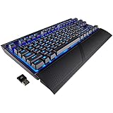 CORSAIR K63 Wireless Mechanical Gaming Keyboard, Backlit Blue Led, Cherry MX Red - Quiet &amp; Linear