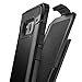 Galaxy S8 Tough Belt Case & Clip (Encased R7 Series) Premium 2-Layer Protection with Flexible TPU Inner and Hard Outer Cover for Samsung S8 (Holster Included) (Jet Black)