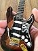 Officially Licensed Mini Fender Strat Stevie Ray Vaughan SRV Guitar Model