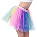Anleolife 14-15 inch Kids Girl Tutu Skirts Dance Tutus (Blue Orange Pink Purple Wispy)