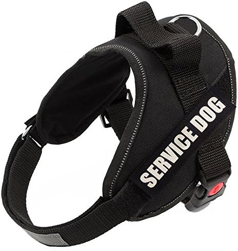 Faylife Service Dog Harness, Dog Reflective Vest with Reflective Service Dog IN TRAINING Patches