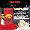 Mutant Whey – 100% Whey Protein Powder, Gourmet Taste, 22g of Protein, 10.4 g EAAs, 5 g BCAAs, Fast Absorbing, Easy Digesting -2.27 kg - Cookies and Cream