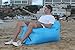 Air Chair by TREADWAY. Rapid inflation, compact/lightweight, inflatable air filled beach/camping chair - Ideal for festivals, gaming, fishing, dorm room, bedrooms & travel.