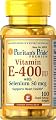Puritan's Pride Vitamin E-400 IU with Selenium 50 mcg-100 Softgels