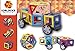 4DBlocks - Play it , Love it! - Magnetic Building Block Set – 40 Pieces – Promotes Creativity, Imagination & Brain Development – The Best Combination Of Recreation & Education For Children