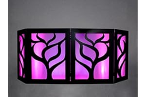 DJ Facade/DJ Booth by Dragon Frontboards: Etz 4 Panel/Black Frame