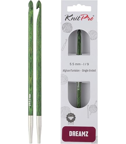 Amazon.com: KnitPro Dreamz Afghan/Tunisian Crochet Hook | US Size