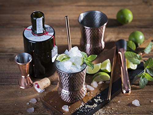 Buddy´s Bar - Wiederverwendbare Trinkhalme, 6 Strohhalme im Set + Reinigungsbürste, spülmaschinenfest, umweltfreundlich… – Bild 7