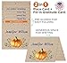 Koko Paper Co Thanksgiving Place Cards with Fill-in Gratitude Cards | Pack of 50 Cards | Printed on Heavy Card Stock.