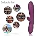 SVAKOM Lucas Powerful Ultra-long Battery Intelligent G-spot Large Rechargeable Rabbit Vibrator(Violet).