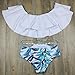 tengweng Women Fashion Halter Two Piece Push up Candy Color Bikini Set Padded Swimsuit