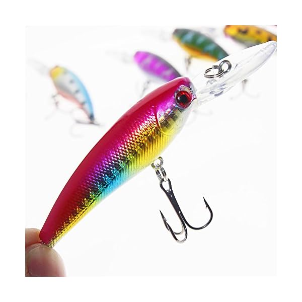 TBW-10pcs-Plastic-Fishing-Lures-Hooks-Minnow-Baits-Tackle-with-Treble-Hook