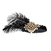 ZeroShop 1920s Accessories Headband Earrings Necklace Gloves (Medium, M13)