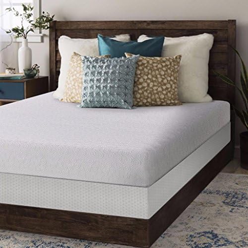 Crown Comfort 7-inch Gel Memory Foam Mattress and Bi-fold Box Spring Set Queen