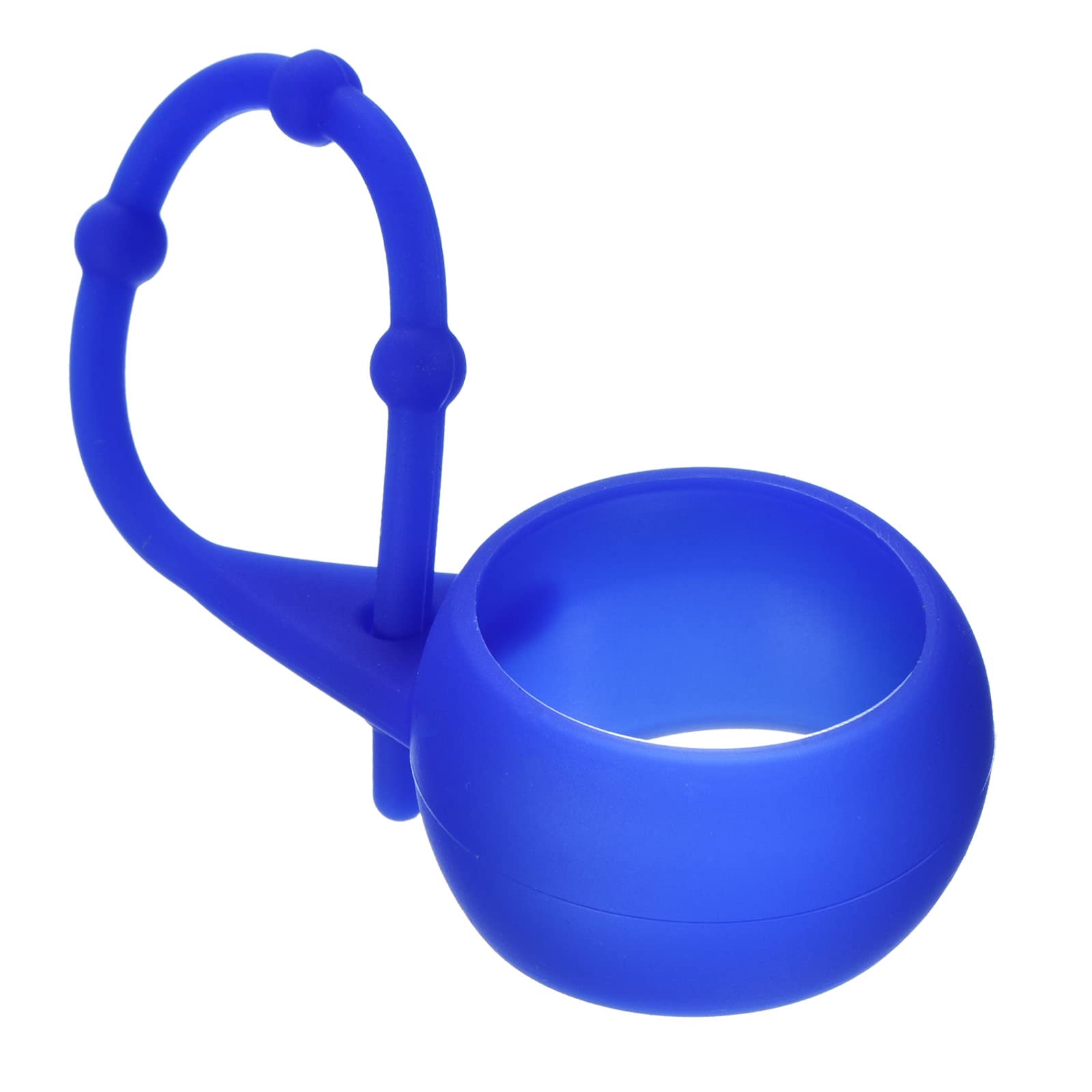 PATIKIL Golf Ball Holder, 1 Pack Silicone Protection Sleeve Waist Keyring Portable Cover with Knots for Golf Bag Belt, Blue