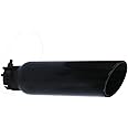 Go Rhino Exhaust Tip | Stainless Steel, Black | GRT234414B | Fits 2 ¾" Diameter Exhaust Tubes