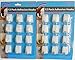 Dependable 24 Pcs Medium Wall Adhesive Hooks Just Peel & Stick 2 Packs of 12 Home Bath Office Dorm Made Industries