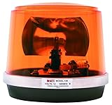 Federal Signal 443112-02 Class 1 Model 100 Halogen Beacon, Permanent Mount with Dome, CAC Title 13, 95 FPM, Amber