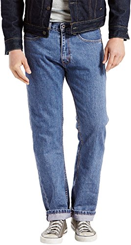 Levi's Men's Big & Tall 505 Regular Fit Jeans Medium Stonewash 46x29