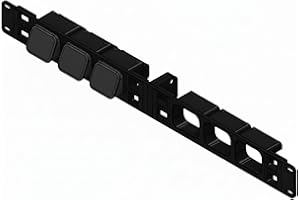 Rack Mount for JetKVM 19-Inch,Modular 2-Part Rack Mount System for JetKVM Units 3,19-Inch Rack Module (Units 3)