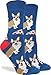 Good Luck Sock Women's Corgi Pizza Dog Socks, Adult, Shoe Size 5-9