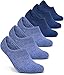 Tesla 6-Pairs Comfort Socks No-Show TM-MZS09/MZS08/MZS04/MZS05/MZS06