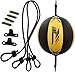 RDX Maya Hide Leather Boxing Speed Ball MMA Double End Dodge Bag Floor to Ceiling Rope Training Punching Workout