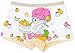 Antion Girl's 3-7T Modal 2 Cartoon Boyshorts Underwear(Pack Of 4) Size Extra Large