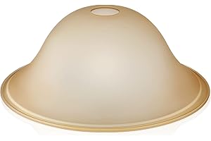 Huquary Lamp Glass Shades for Floor Lamp Elegant Cover Light Fixture Shade Light Fixture Replacement(12.2 x 4.92 x 1.65 Inch,Antique)
