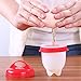 Yeahbeer Egg Cooker Hard & Soft Make,Non Stick Silicone,No Shell,Boiled,Poacher, Steamer, AS SEEN ON TV,6 pack