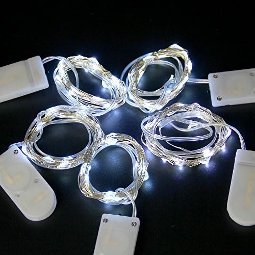 New Year Decoration LED String Light Pack of 5 Cold white for Indoor Home decor
