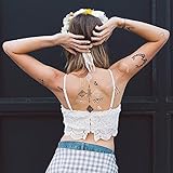 Tattify 100+ Designs of Holographic and Glow In The Dark Temporary Tattoos, The Meghan Rienks Collection (Set of 7 Sheets) with Geometric, Boho, Quotes and More