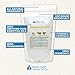 Tranquility Bath Salt 32 Ounces Epsom Salt with Natural Geranium, Chamomile, Lavender and Lemongrass Essential Oils Plus Vitamin C in BPA Free Pouch with Easy Press-Lock Seal