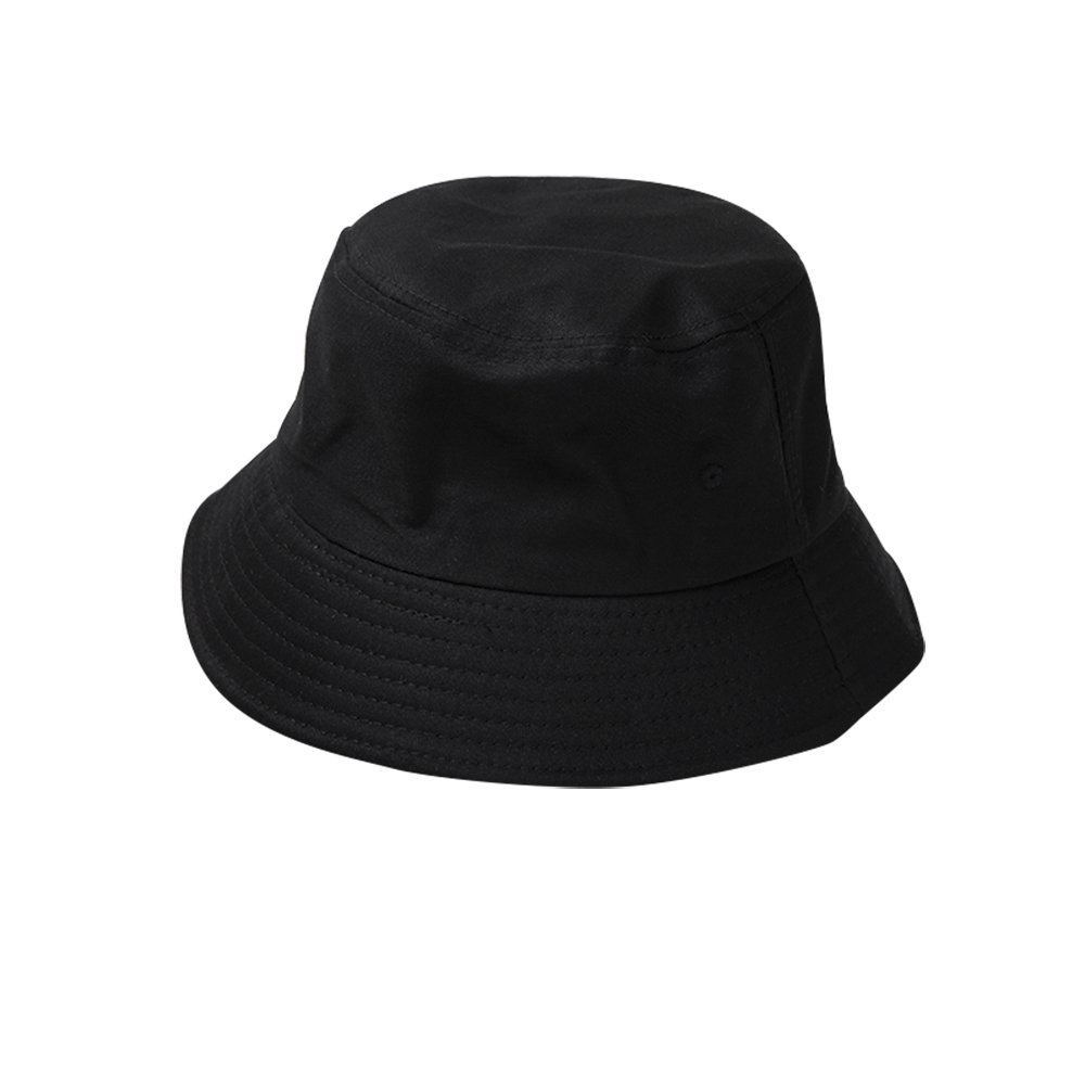 byou Bucket Hat,Fishing Hat Soft Cotton & Polyester Fabric Unisex Wide Sun Cap Windproof for Hiking Camping Traveling Fishing 56-58cm Black