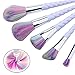 Lowen 10Pcs Unique Unicorn Makeup Brushes Set Fantasy Synthetic Kabuki Cosmetics Brush Kit
