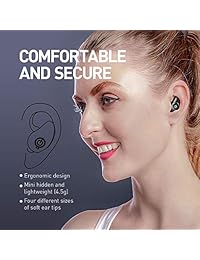 Auriculares inalámbricos, auriculares Earteana TWS in Ear Mini Bluetooth con funda de carga, cancelación de ruido, micrófono deportivo, auriculares para iPhone X 8 7, Samsung Galaxy S9 S8  S8Plus