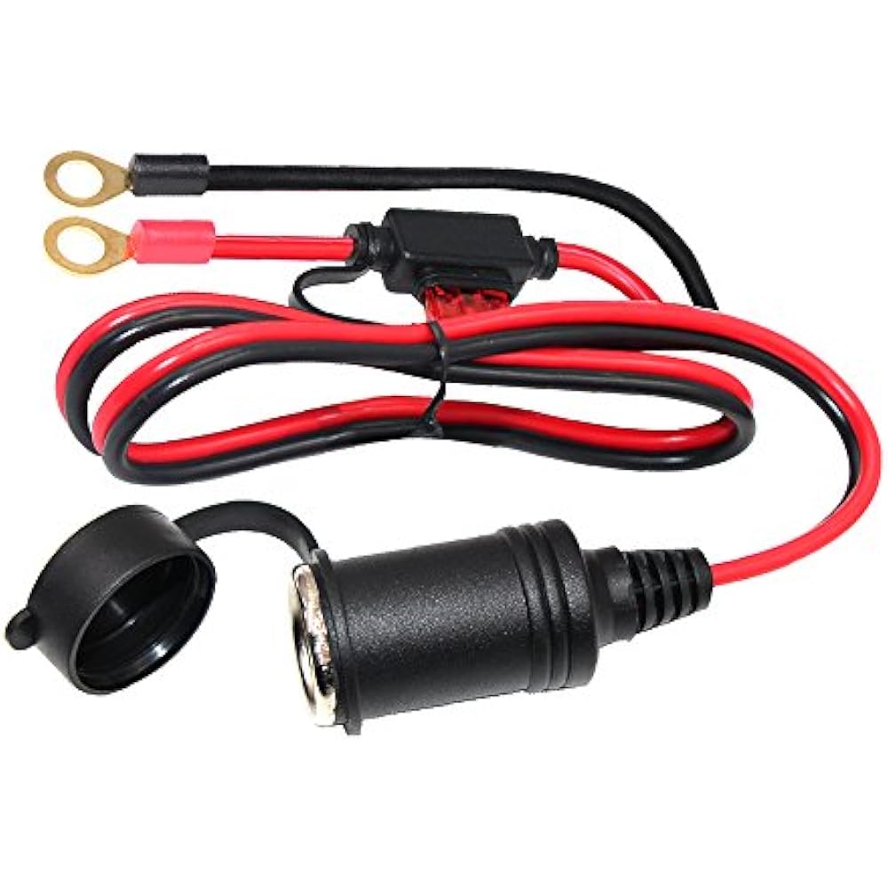 12V Car Cigarette Lighter Female Plug Extension Socket 3