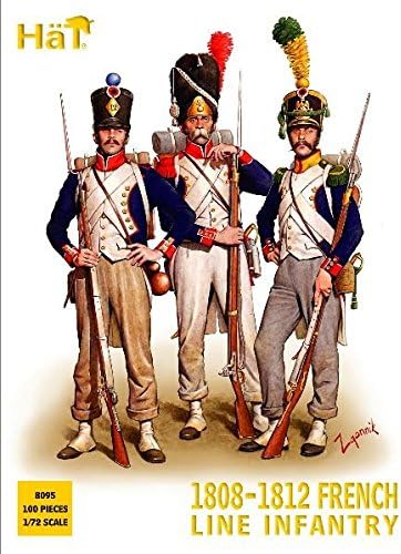 Napoleonic 1808-1812 French Infantry (100) 1/72 Hat