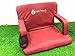 Soft Touch Extra Wide Stadium Seats for Bleachers | Stadium Chairs for Bleachers with Back Support | Bleacher Seats with Backs and Cushion … (Aurora Red)