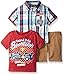 Boyzwear Baby Boys'' 3 Piece Plaid Button Down Shirt and Tee