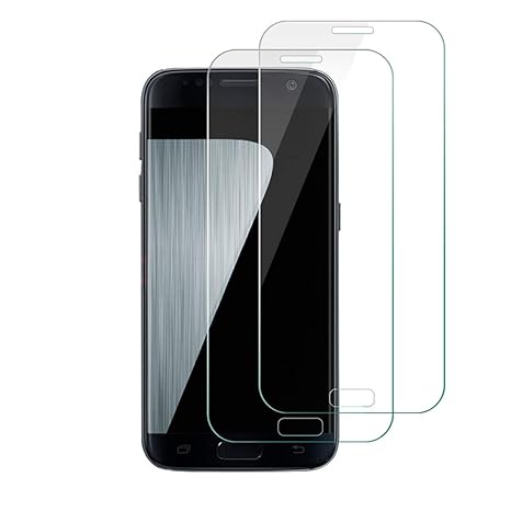 Galaxy S7 Panzerglas Schutzfolie[2 Stück], Etmury Panzerglasfolie Galaxy S7 Schutzfolie Hartglas [Blasenfreie] [Anti-Kratz] G