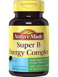 Nature Made Super B Complex Full Strength Softgel, 60 Count (Packaging may vary)