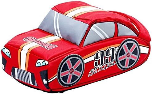 Smash Broomz Racing Car Lunch Bag (10 inches x 4.75 inches x 6 inches) (Red)