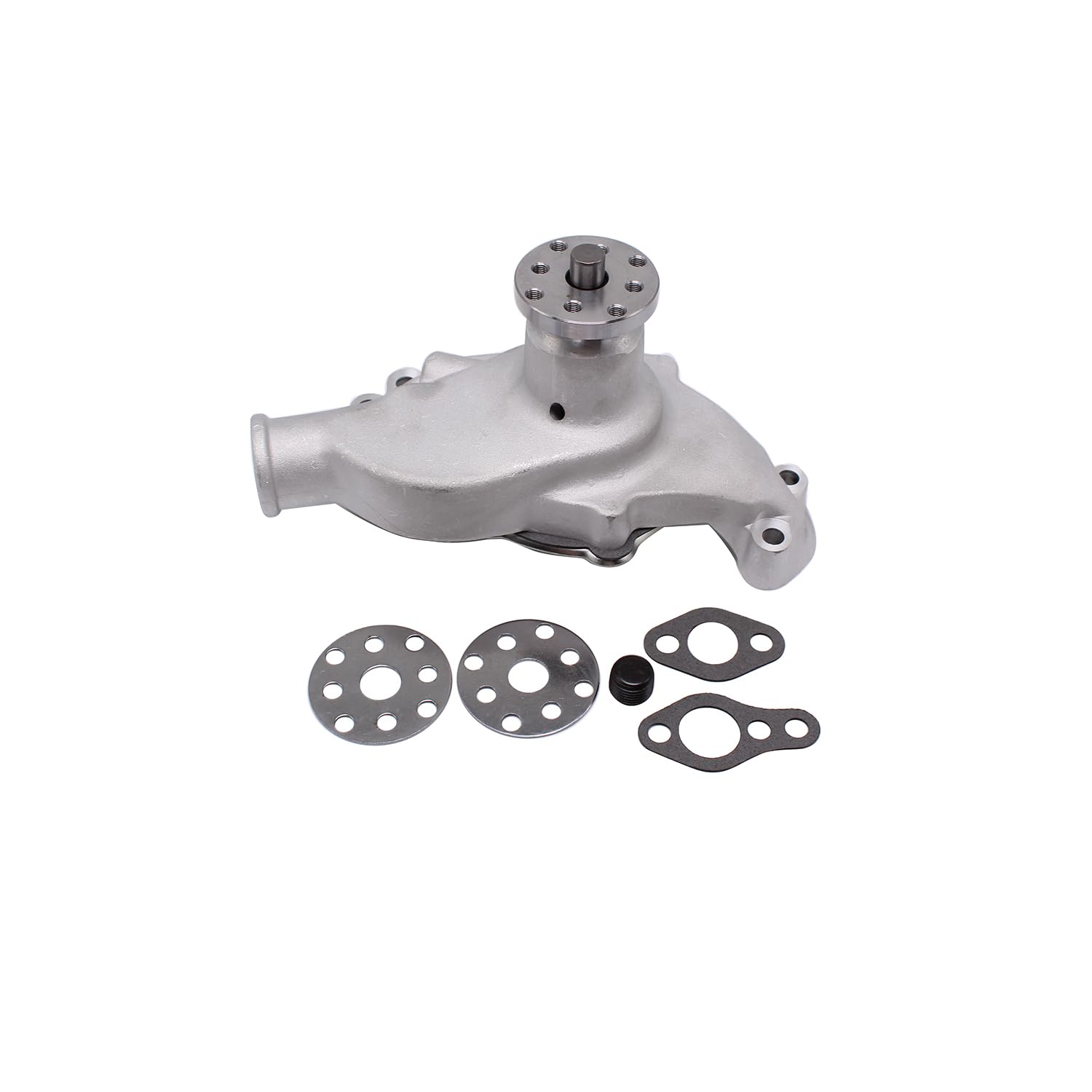 Photo 1 of SBC 350 High Volume Aluminum Short Water Pump Compatible with 1955-1985 Chevy 305 327 350 engine
