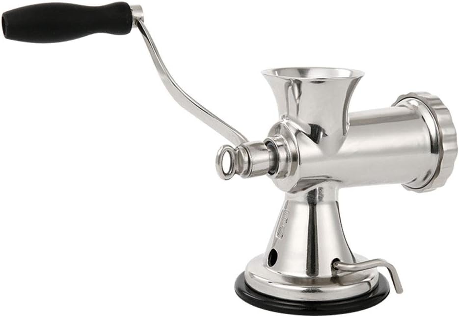 KNDJSPR Powerful Manual Meat Grinder and Sausage Filling Machine Series, Bar, Cleaning Brush, Spare Bushing, Stainless Steel Enema for Kitchen Meat, Crushing