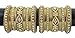 Ethnic Traditional Indian Bollywood Style Antique Gold Plated Polki Bangle Jewelry