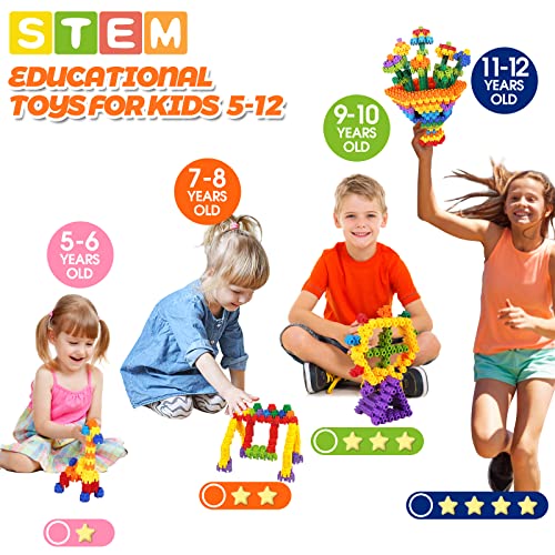 Hexagonal Building Blocks 160 Piece, STEM Toys Building Sets Kids