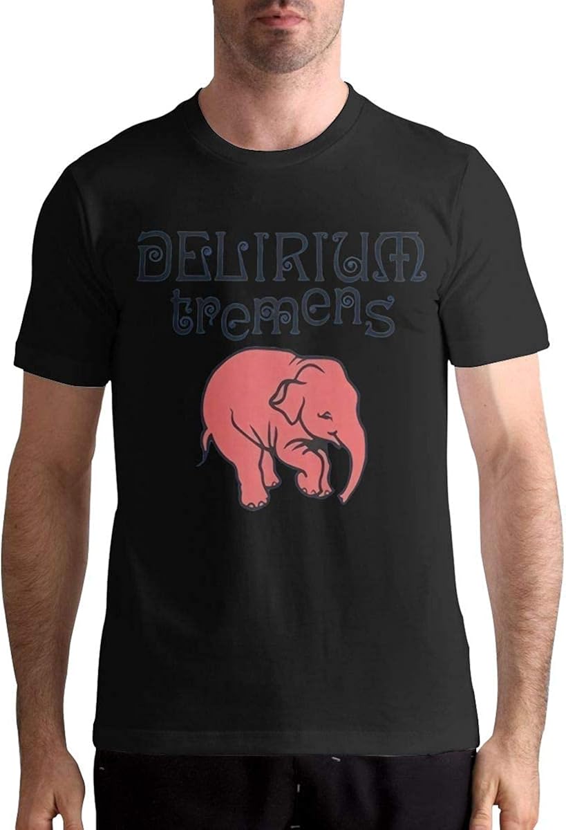 Delirium Tremens Man's Short Sleeve Cotton T Shirts Amazon.co.uk