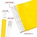 500 WristCo Pantone Yellow Tyvek Wristbands for Events - Comfortable Tear Resistant Paper Bracelets ID Wrist Bands for Concerts Festivals Admission Party Identification
