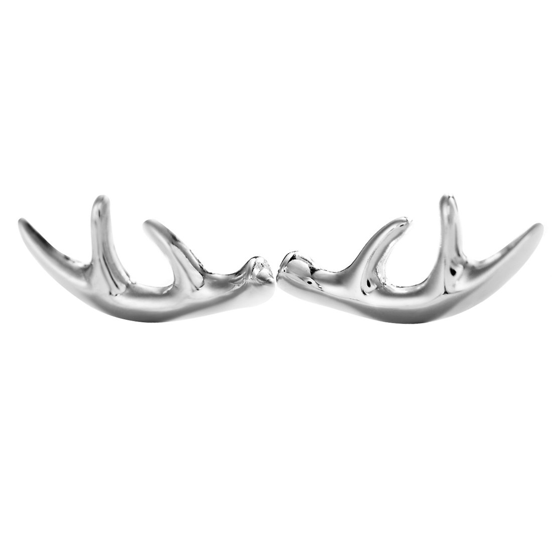Jewboo 925 Sterling Silver Deer Antlers Stud Earrings Women Jewelry
